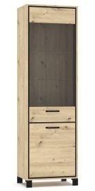 Vtrína 1V1D BUCKET dub artisan/wenge Vtrína 1V1D BUCKET dub artisan/wenge