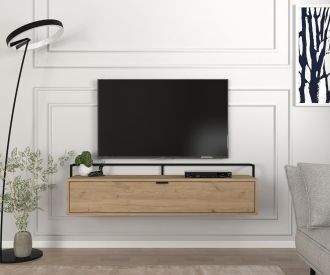 TAPON závěsný TV stolek, zafir
