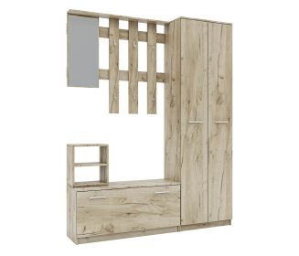 RENO předsíňová sestava, dub Craft šedý