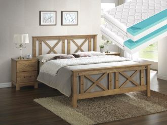 Postel TEXAS II 180x200 cm + 2 ks matrace FUTURA 90