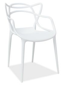 Jídelní židle TOBY bílá