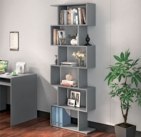 S 9 policový regál, šedá láva