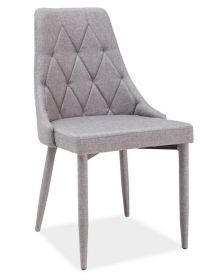 Jídelní čalouněná židle TRIX šedá