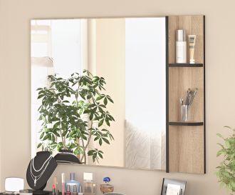 Zrcadlo VERONIKA dub sonoma/wenge