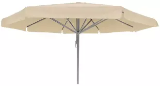 Zahradní slunečník KARIN béžová/platinová O500cm
