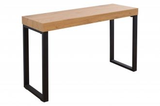Psací/konzolový stůl BLACK DESK 120 CM dubový vzhled