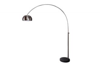 Stojací lampa BIG BOW 170-210 CM matně chromovaná