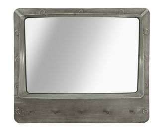 Zrcadlo s háčky BOLT 70 CM
