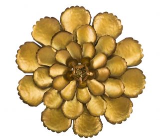 Nástěnná dekorace FIORE GOLD A 64 CM