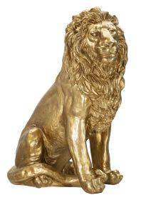 Soška LION GOLD 80 CM