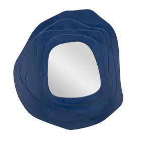 Nástěnné zrcadlo DAFNE 95 CM modré Nástěnné zrcadlo DAFNE 95 CM modré