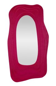 Nástěnné zrcadlo DAFNE 165 CM červené