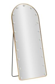 Stojací zrcadlo HOLLYWOOD LED 170 CM (3 SVĚTELNÉ ODSTÍNY)