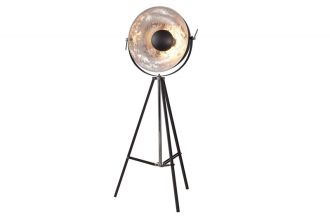 Stojací lampa BIG STUDIO 160 CM černo-stříbrná