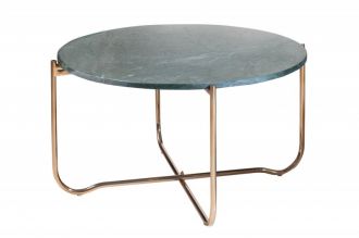 Konferenční stolek NOBLES 62 CM zelený mramor