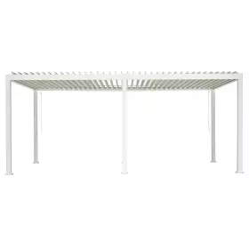 Zahradní stínění REFLECT bílé 3x6m - sloupy 11 cm