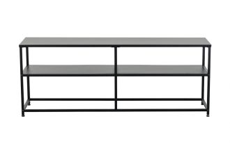 Televizní stolek DURA STEEL 120 CM černý kov