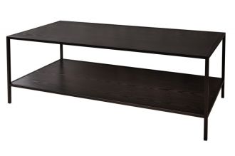 Konferenční stolek SLIM LINE 120 CM vzhled černý jasan