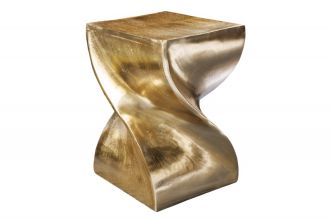 Odkládací stolek TWIST 45 CM zlatý