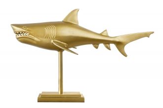 Skulptura SHARK GOLD 70 CM
