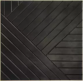 3D nástěnný panel ROMBIS BLACK 50x50 CM levý