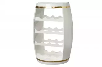 Vinotéka BODEGA WHITE 60 CM masiv borovice