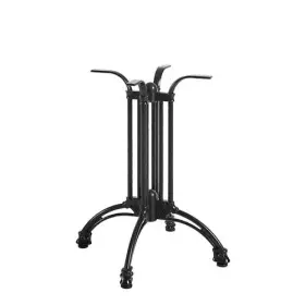 Zahradní stolová podnož TIVOLI 4 černá pro desky max O80 cm nebo 80×80 cm