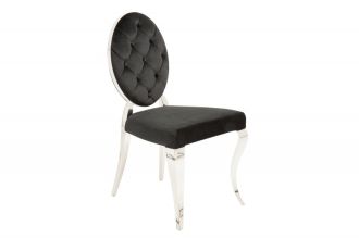 Židle MODERN BAROCCO černá, II. jakost (A)