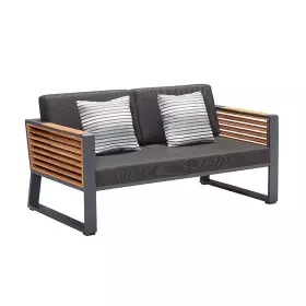 Zahradní dvoumístná pohovka NEW YORK BLACK