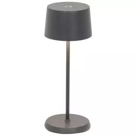 Zahradní lampička OLIVIA antracit - 20 cm