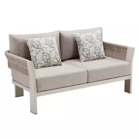 Zahradní dvoumístná pohovka BORROMEO TAUPE