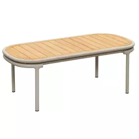 Zahradní jídelní stůl CALYPSO 210 CM BEIGE TEAK