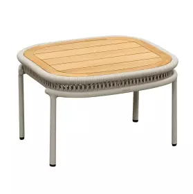 Zahradní odkládací stolek CALYPSO 80 CM BEIGE TEAK Zahradní odkládací stolek CALYPSO 80 CM BEIGE TEAK