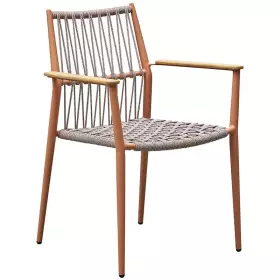 Zahradní stohovatelná jídelní židle BALI ORANGE Zahradní stohovatelná jídelní židle BALI ORANGE