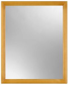 Zrcadlo JUPITER 40x50 CM v dřevěném rámu - přírodní