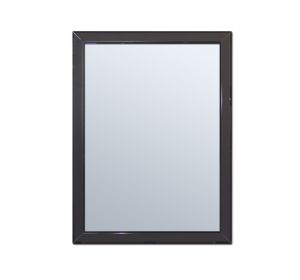 Zrcadlo SALTO ANTRACIT 60x80 CM s fazetovanými lištami