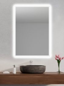Zrcadlo MOONLIGHT 100x70 CM s LED podsvíceným okrajem