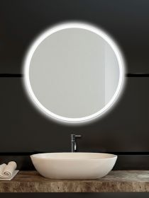 Zrcadlo MOONLIGHT průměr 80 CM s LED podsvíceným okrajem