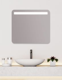Zrcadlo LUNA ROUNDED 80x70 CM s LED osvětlením
