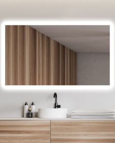 Zrcadlo AMBIENTE 120x70 CM s LED podsvícením po celém obvodu