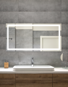 Zrcadlo STARLIGHT 140x70 cm s LED podsvícením po celém obvodu