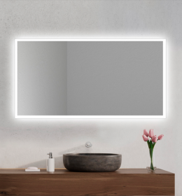 Zrcadlo MOONLIGHT 70x140 CM s LED podsvíceným okrajem po celém obvodu