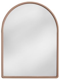 Zrcadlo portál KAČENKA 30x40 CM v béžovém plastovém rámu