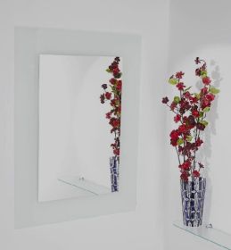Zrcadlo dekorativní SATINATO 60x80 CM s pískovaným okrajem