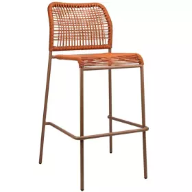 Zahradní barová židle TWIST oranžová