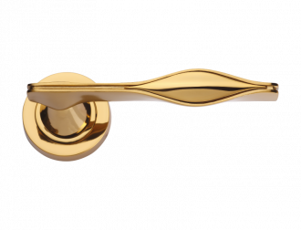 luxusní rozetová klika CURL GOLD