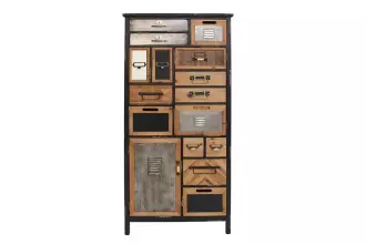 Vysoká komoda SECRETS 150 CM masiv borovice