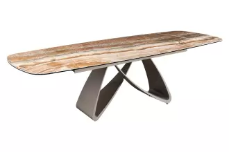 Jídelní stůl INFINITY ONYX 180-220-260 CM keramika rozkládací
