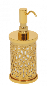 luxusní dávkovač mýdla CONCHIGLIA GOLD s potahem 24 kt zlata