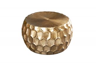 Konferenční stolek ORGANIC ORIENT 70 CM zlatý, II. jakost (A)